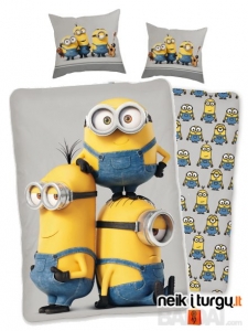 MINIONS patalynės komplektai